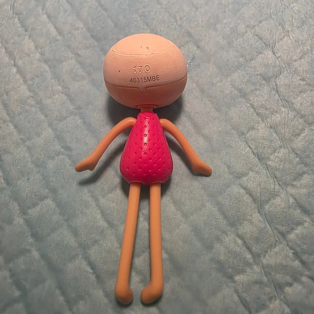 Lalaloopsy Tinies Series 1 Berry Jar-in-Pieces Mini Figure Pink Strawberry 1.5in